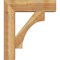 Ekena Millwork Westlake Block Rough Sawn Bracket w/ Offset Brace, Western Red Cedar, 8"W x 28"D x 32"H BKT0806X28X32WTL05RWR - alternate 4